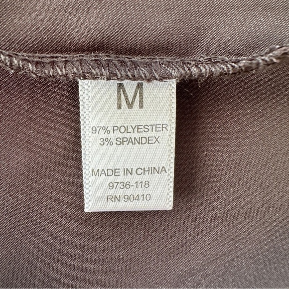 Nicole Miller New York button down shirt, long sleeves, satin fabric - Picture 14 of 14